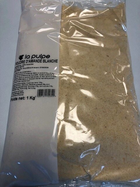 SUGAR-FREE CRUSHED ALMOND LA PULPE 1 KG