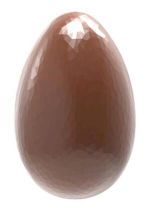 MOULE À CHOCOLAT OEUF FACETTE 86,5 MM CW191013.5X27.5CM * 2X3 *94.5GR