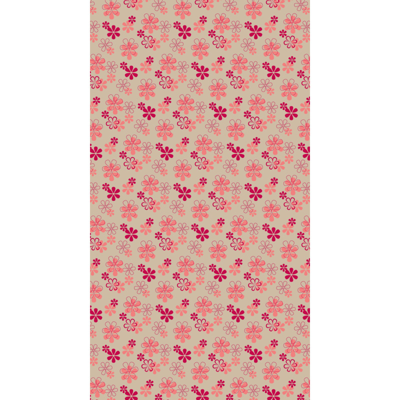 46109 TRANSFER ROZE BLOEMEN 40X30 CM 30 STUKKEN ***S/CD***