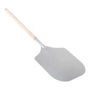 PELLE A PIZZA EN ALUMINIUM 31X36CM MANCHE 90CM*DELAI 10/09/24*