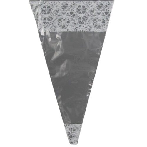 POPCORN CONE BAG 18 X 37 CM 100 PCS FOST+ INCLUDED