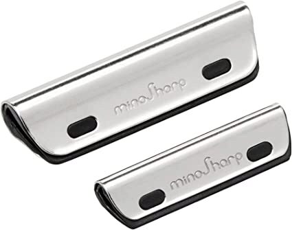 MINOSHARP LOT DE 2 GUIDES POUR AFFUTAGE S/PIERRE