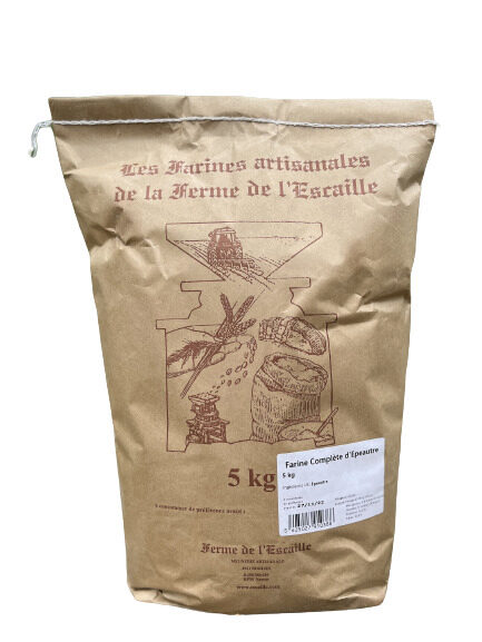 WHOLE SPELT FLOUR FERME L’ESCAILLE 5 KG