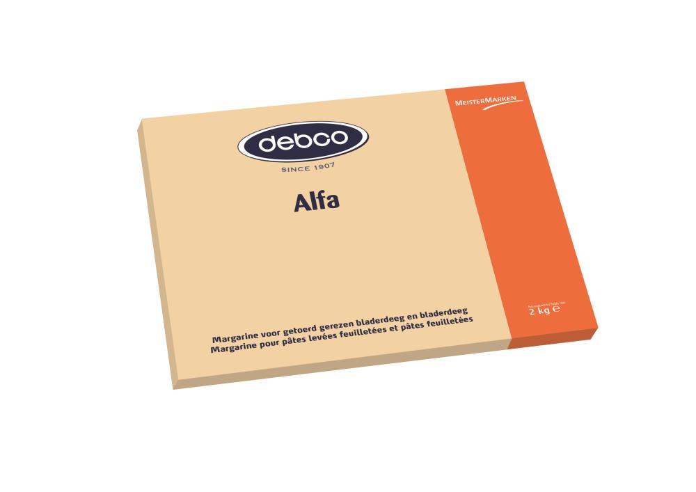 DEBCO MARGARINE ALFA PATE LEVEE FEUILLETEE 2KG