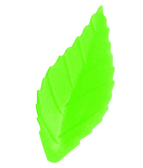  FRN05.1 LIGHT GREEN ROSE LEAVES WAFER 38MM 500PCS