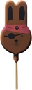 PCB Lolly's MC Konijnenkop mr en mrs 4 designs 7,6x4,6 cm sachets 48pces ***s/cd***