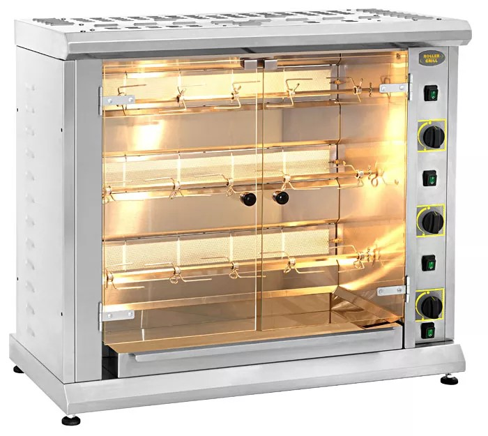 *FDS*ROLLER GRILL ROTISSOIRE RBG12-3BR-6-12P