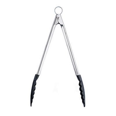 *FF*CUISIPRO UNIVERSELE SERVEERTANG ROESTVRIJ STAAL/TEFLON 30,5 CM ZWART