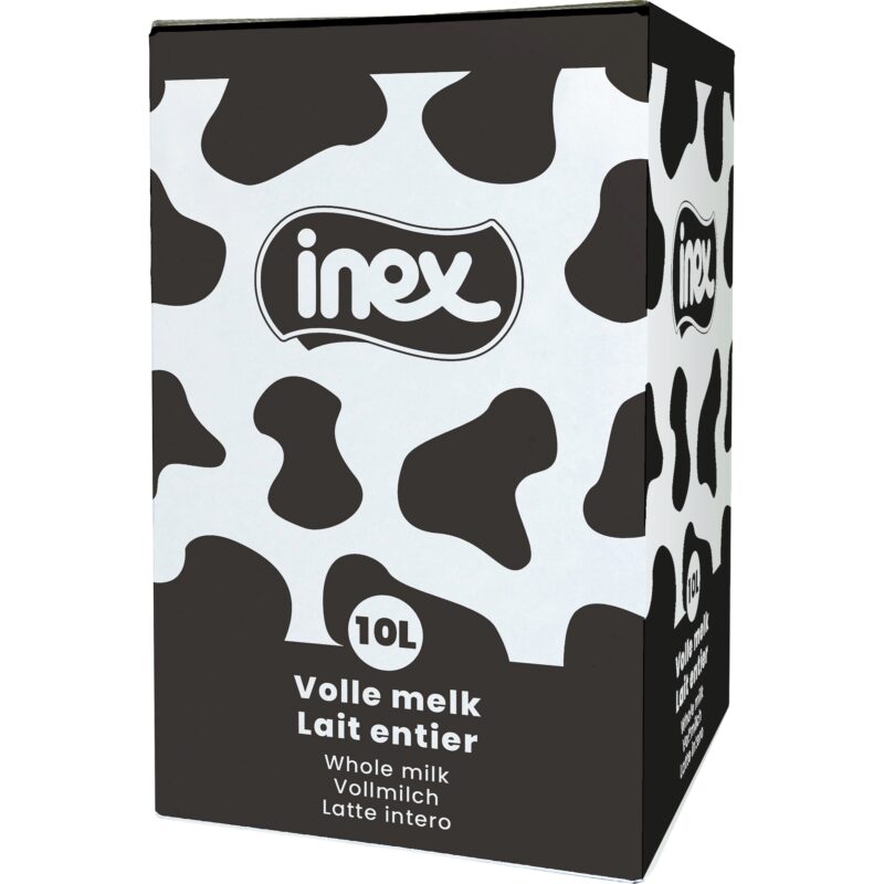 INEX VOLLE MELK UHT BIB 10 L 2635 = LITER
