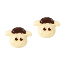 12814 SCHAPENKOPJE 3,5X3 CM 120 STUKKEN ***S/CD***