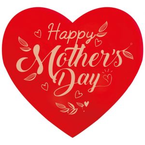 074252 PCB COEURS CB HAPPY MOTHER S DAY 5,8X5,4 CM100PCES ***S/CD***