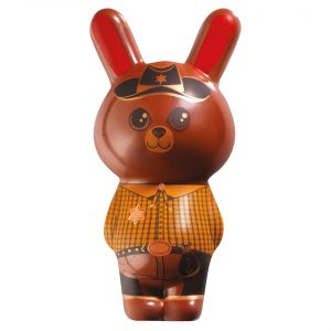 074017 PCB MOULES LAPIN SHERIFF POUR 6 PIÈCES 15X8,8 CM 12PCES ***S/CD***