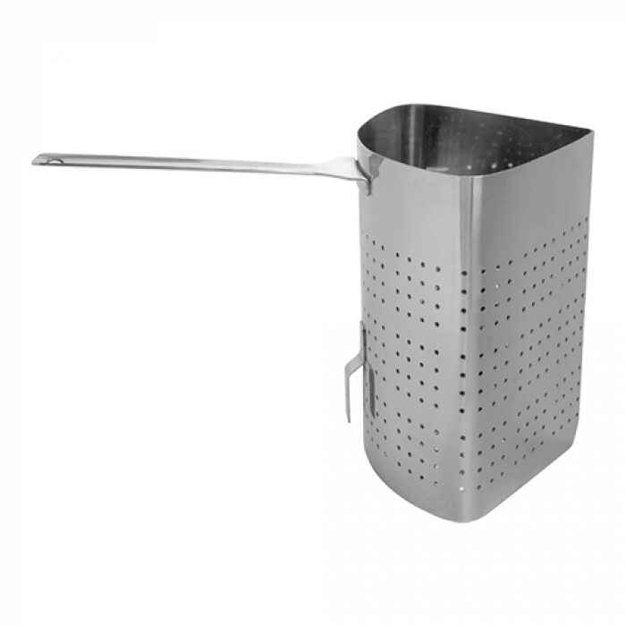 PUJADAS PANIER/PASSOIRE PATES TRIANGULAIRE H23CM INOX POUR MARMITE 36CM