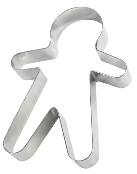 NONNETTE MANNELE BONHOMME INOX - 140 X 120 X 30 MM