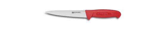 FISCHER COUTEAU SAIGNER 17CM INOX MANCHE ROUGE 3020-17