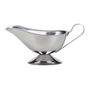 250ML STAINLESS STEEL GRAVY BOAT ON FOOT