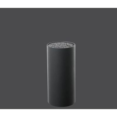 ZASSENHAUS BLACK ROUND BLOCK W/FIBERS