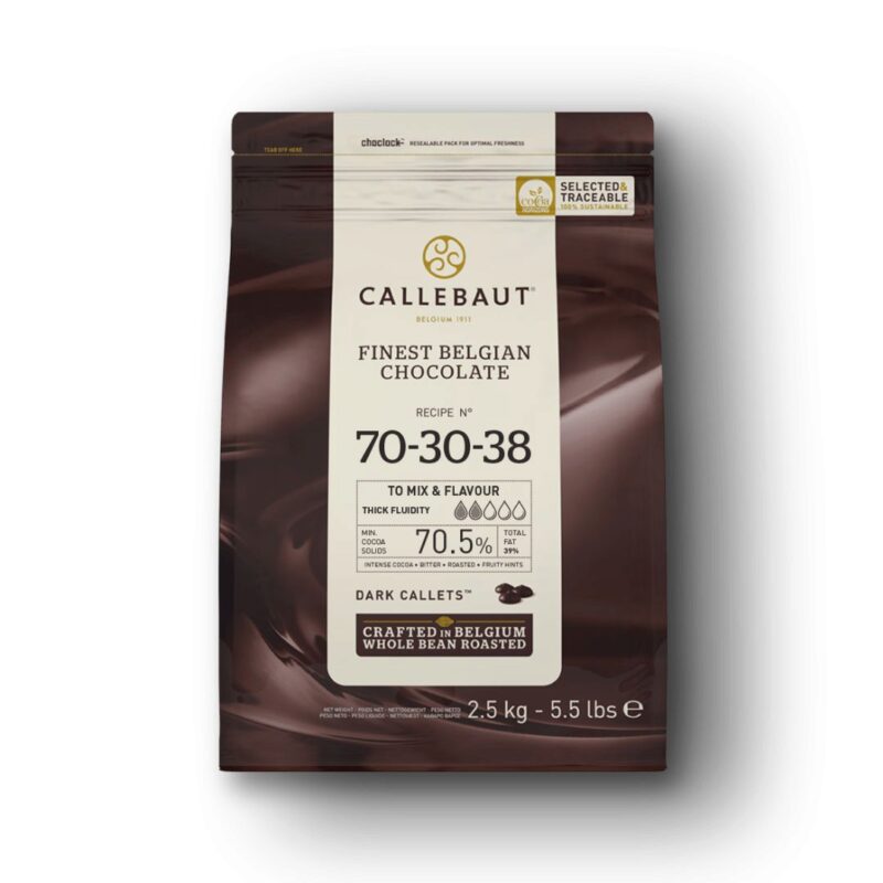 CALLEBAUT 70-30-38-E4-U71 CALLETS FONDANT 70% 2,5KG - OK