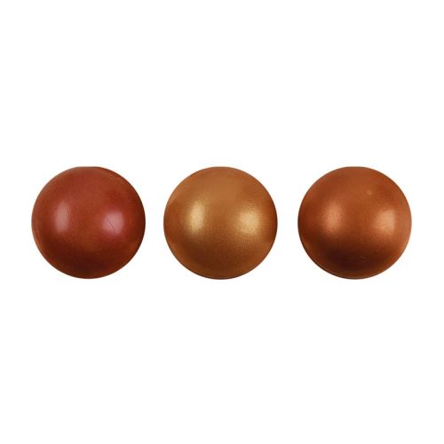 2030111 BOULE CHOCOCOLAT METALISE 2.8CM  96 PCES 