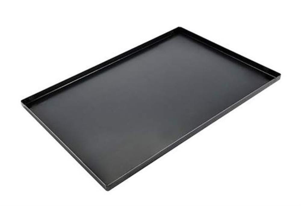PLAQUE TOLE NOIRE  60X40CM 4 BORDS DROITS 1 CMEPAISSEUR 12/10