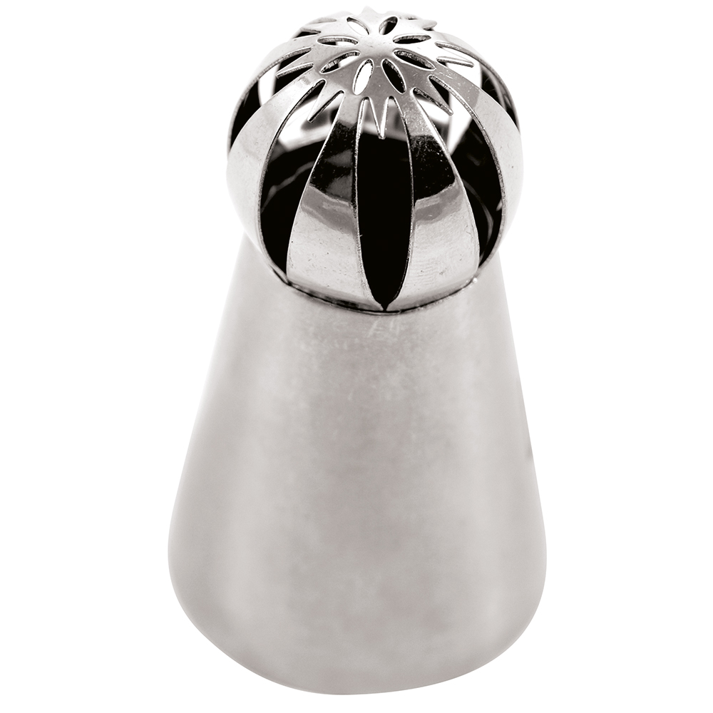 GM BX0102 STAINLESS STEEL RUSSIAN ICING NOZZLE EXTRA WIDE STRAIGHT LINE