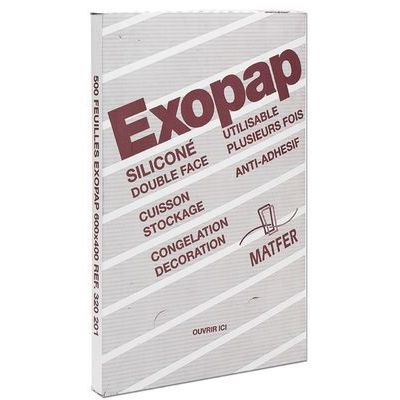 PAPIER CUISSON FEUILLE EXOPAT 60X40-500P