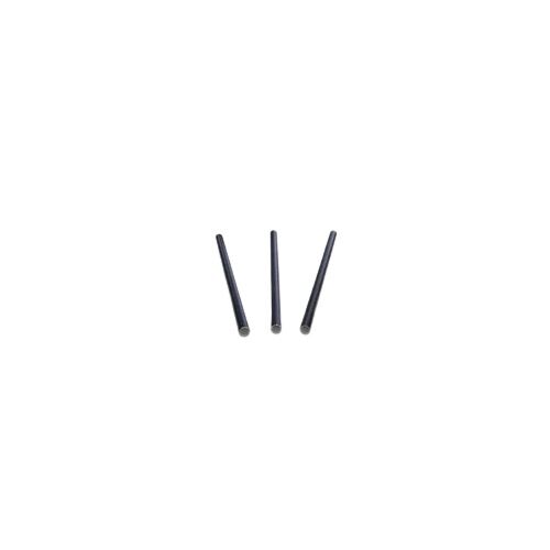 RIGID BLACK PAPER COKTAIL STRAW 15CM/7.2MM PACK OF 250 PCES