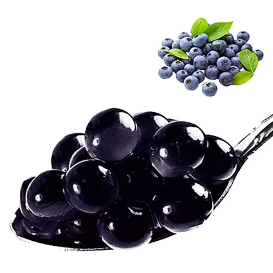 BLACK COFFEE 3.4KG BLUEBERRY FLAVOR FRUIT PEARLS FOR BUBBLE TEA