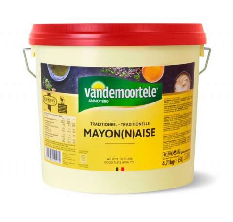 VANDEMOORTELE SAUCE MAYONNAISE SEAU 5L