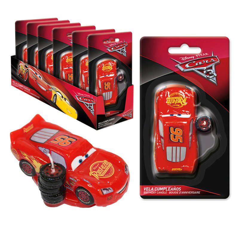 BOUGIE CARS 8CM 3D