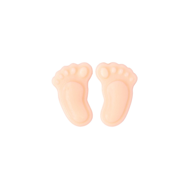 1000086 ROZE BABYVOETJES 2,5 CM 320 STUKS ***S/CDE***