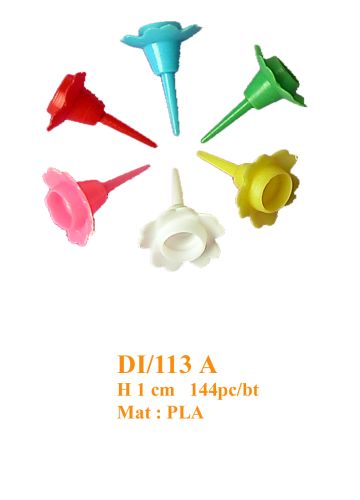BOBECHES DI113/A PLASTIQUE ASSORTIMENT 144 PCES