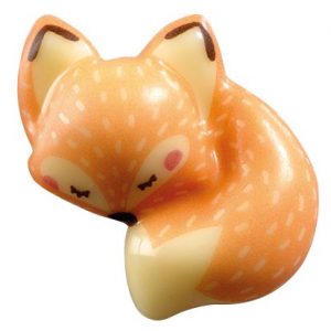 065192 PCB LITTLE FOXES CB ROOD 3,5X3,2 CM 60ST ***S/CD***
