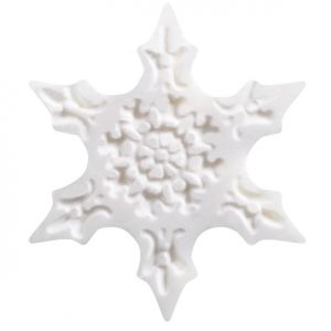 070407 PCB DÉCORS MERINGUÉS AVEC RELIEF GRANDS CRISTAUX 5X4,35 CM 140PCES ***S/CD***