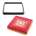 SILIKOMART TART RING SQUARE MOLD 200 X 200MMH20MM