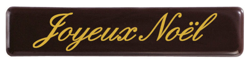 060465 PCB RECTANGLES CN JOYEUX NOËL 7X1,5 CM 70PCES ***S/CD***
