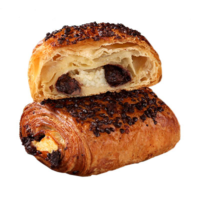 ❄️DELIFRANCE 27245 DRIEDUBBEL CHOCOLADEBROODJE MET BOTER 15% 60X 100GR