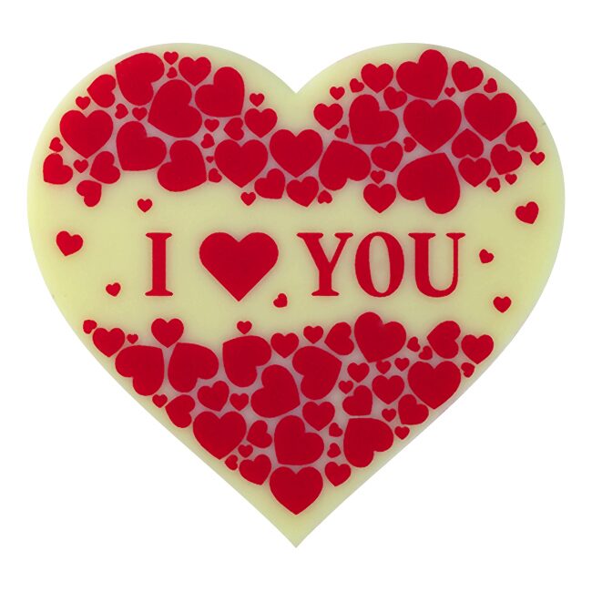 087119 PCB COEURS CB I LOVE YOU 5X4,7 CM 60PCES ***S/CDE***