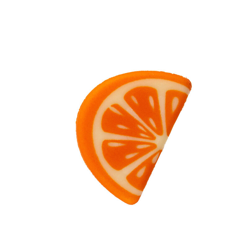 2034509 2D ORANGE SLICE IN CHOCOLATE 3X2CM 175 PCES***S/CDE***