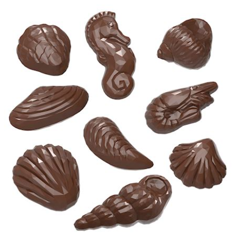 DIAMONDS OF THE SEA CHOCOLATE MOLD CW1206517.5X27.5CM 2X11**4/6GR