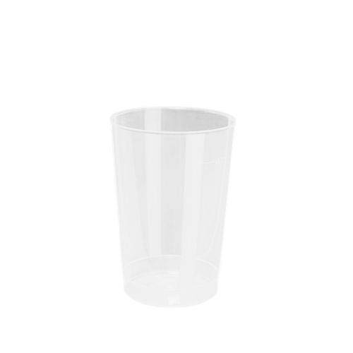 VERRE PP GOBELET RÉUTILISABLE 20CL 68XH98MM TRANSPARENT 40PCS