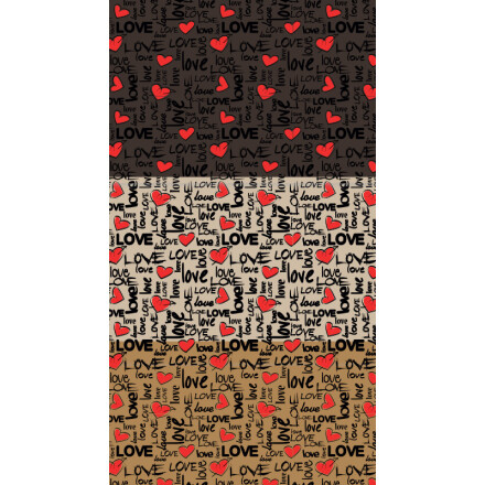 2046671 TRANSFERT LOVE COEURS 30 ST/PC ***S/CDE***