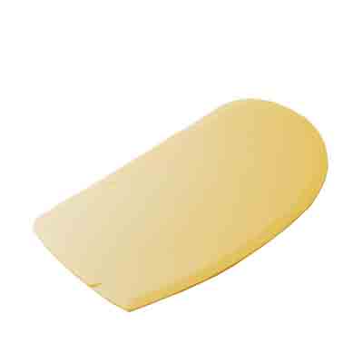 ASYMMETRICAL PLASTIC PICK-UP HORN 12X8.6CM