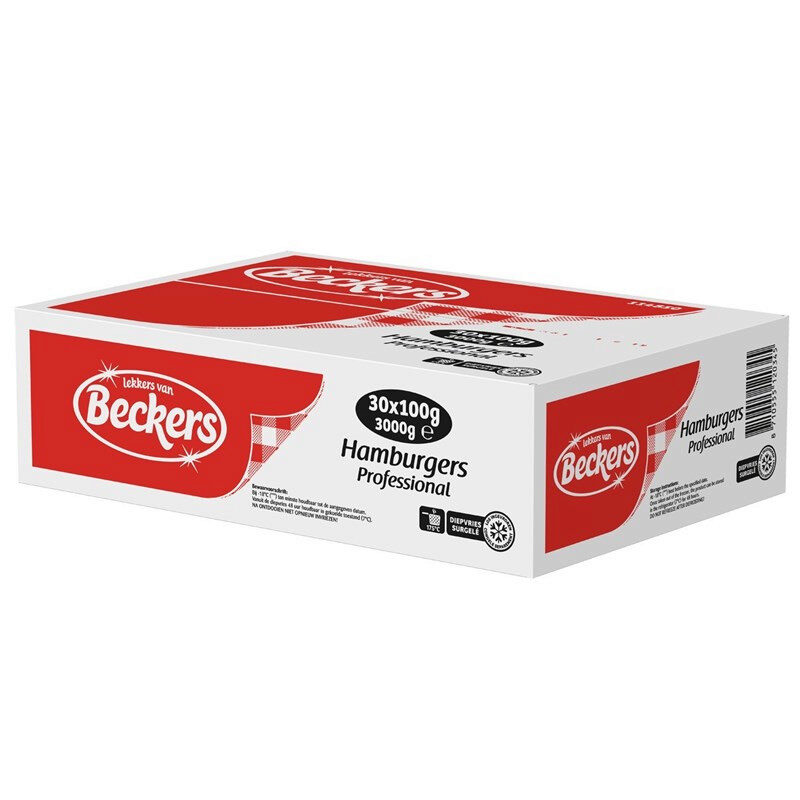 ❄️BECKERS HAMBURGERS 30X100GR