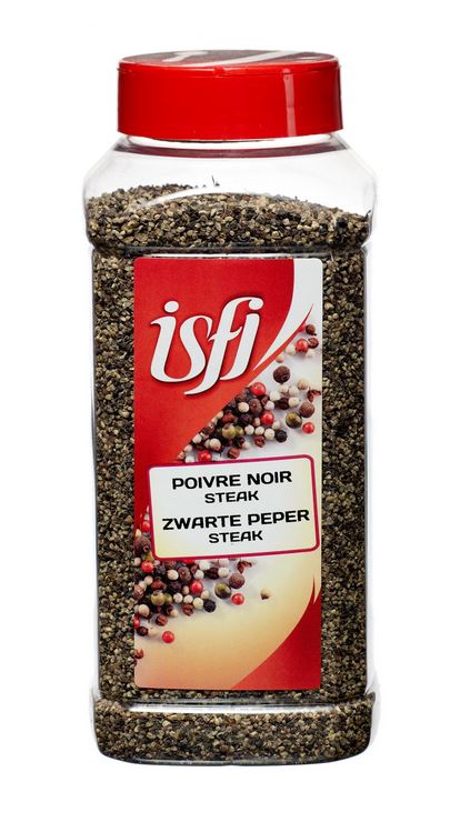 ISFI ZWARTE PEPERSTEAK 500GR