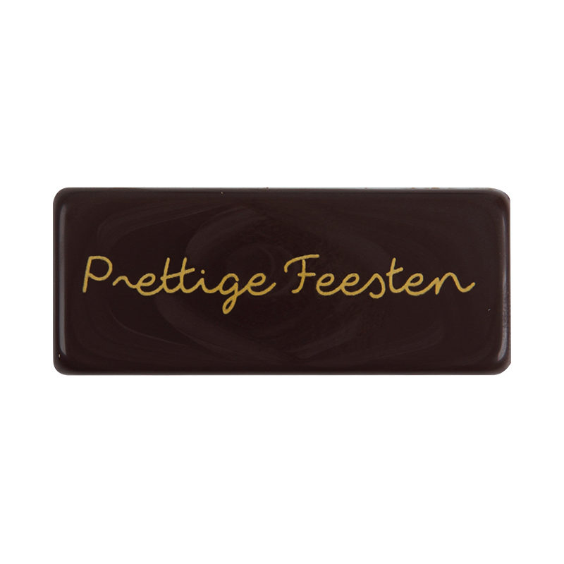 2013472 PRETTIGE FEESTEN GEEL PLATE 5,5 X 2,3 CM 100 STUKS