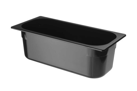 BAC A GLACE POLYCARBONATE NOIR 5L 360 X 165 X120MM