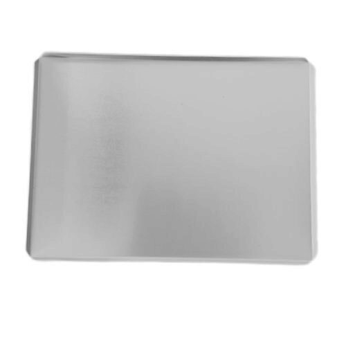 SILVER ALUMINUM TRAY 37X27CM STRAIGHT EDGES