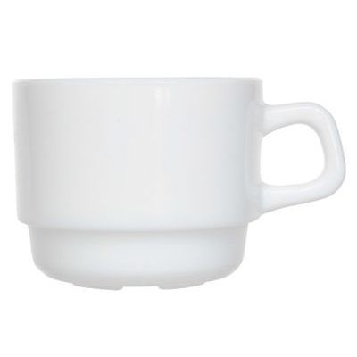 [57658015] ARCOROC RESTAURANT BLANC TASSE EMPILABLE 0.19L