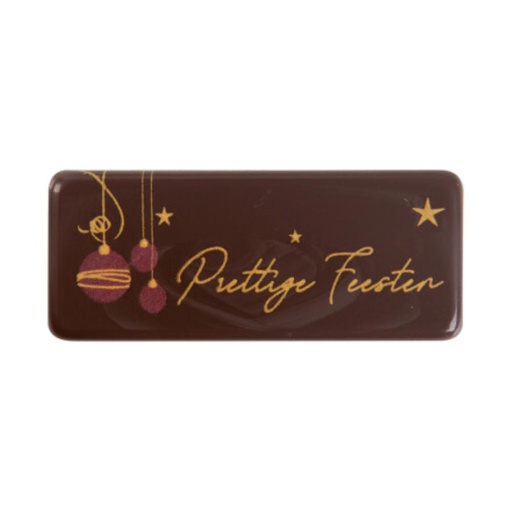 [08030789] 2015188 PLAQUETTE PRETTIGE FEESTEN 5,5 X 2,3CM 100PCES ***S/CDE***